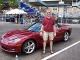 Tom With Corvette